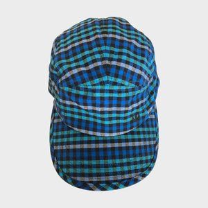 lululemon Blue Plaid Gingham All Sports Hat Cap
